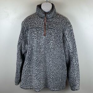 Alpine Sherpa Pullover Quarter Zip Women’s‎ XL Warm Comfortcore Gorpcore Casual